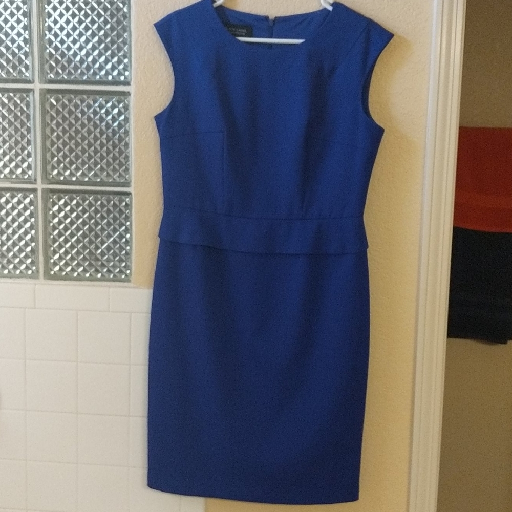 Black Label Royal blue dress for work